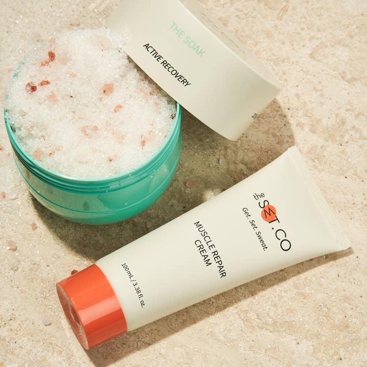 Crème réparatrice musculaire pour la vente par The Set.Co