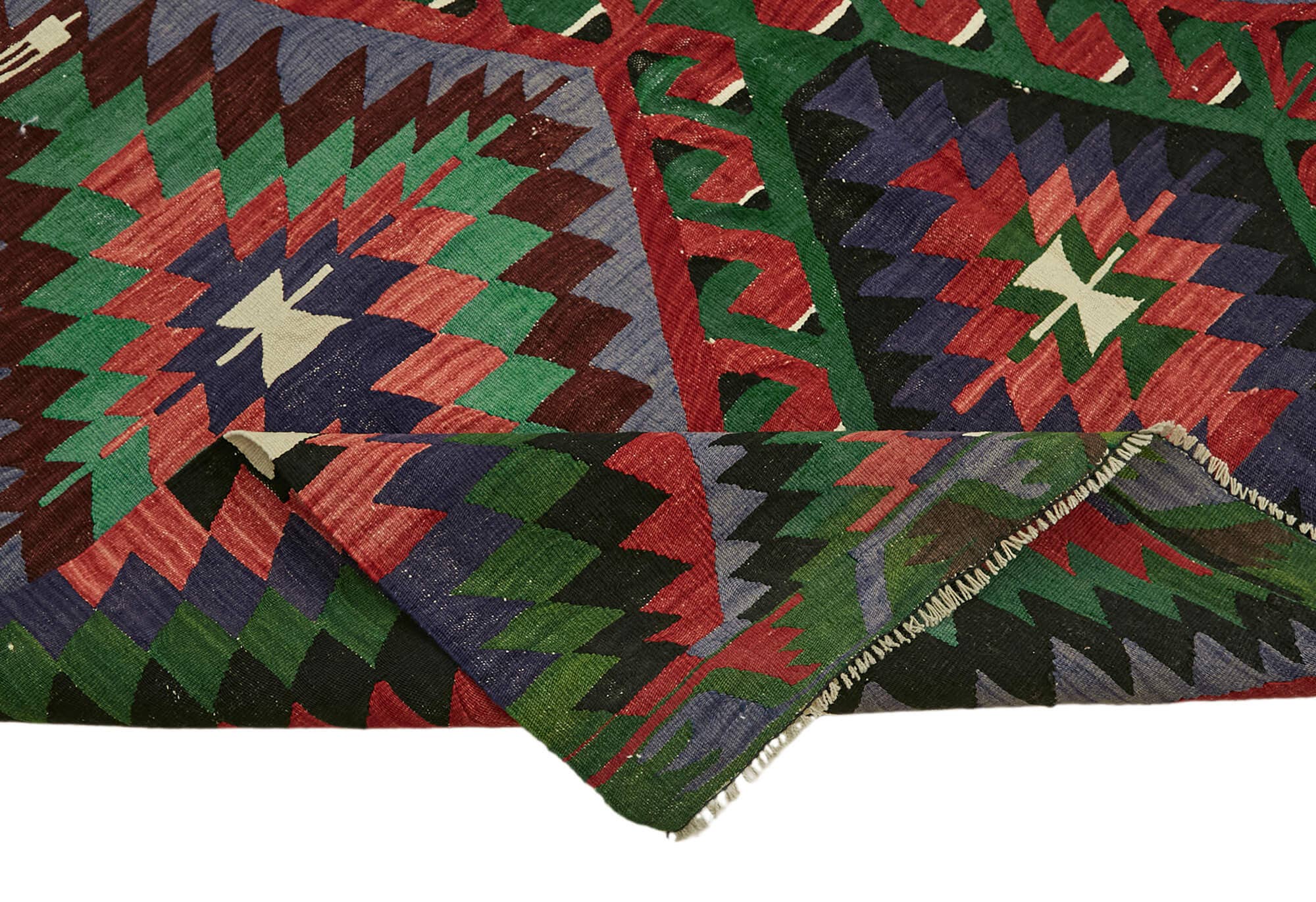 RUG N CARPET - Wholesale Area Rug - 6x12 Multicolor Oriental Kilim Rug - 459635