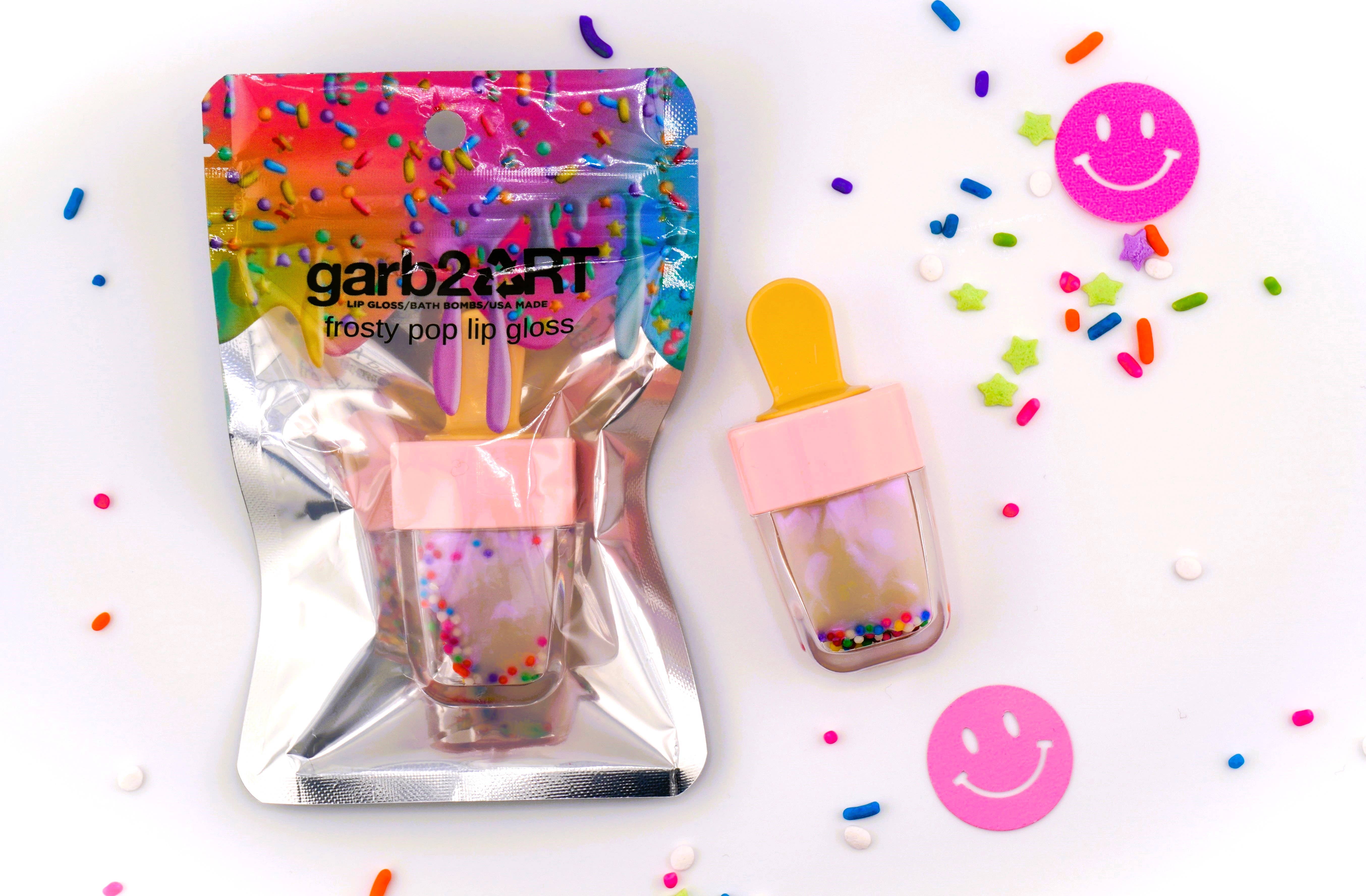 garb2ART - Wholesale Lip Gloss - Frosty Pop Lipgloss | Rainbow 1