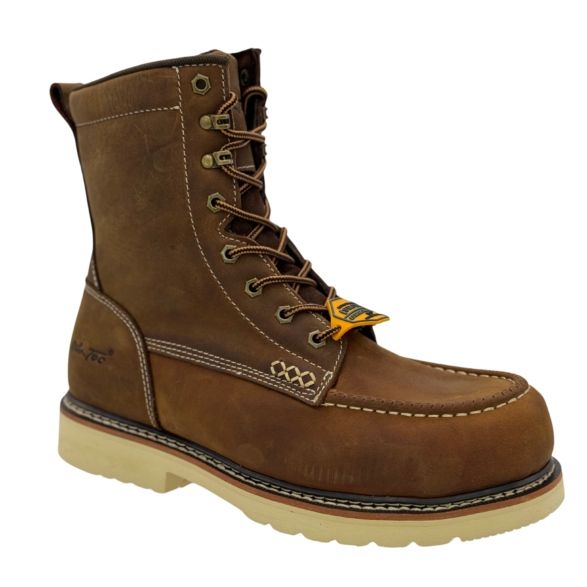 AdTec - Wholesale Boots - Men's - Men's Apex 8" Moc Toe Work Boot Urbanite Outsole - 91820
