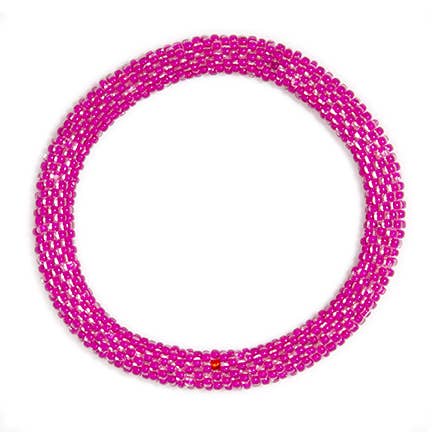 Noble Venture - Wholesale Beaded Bracelet - Nepal Mission - Pink Sparkly