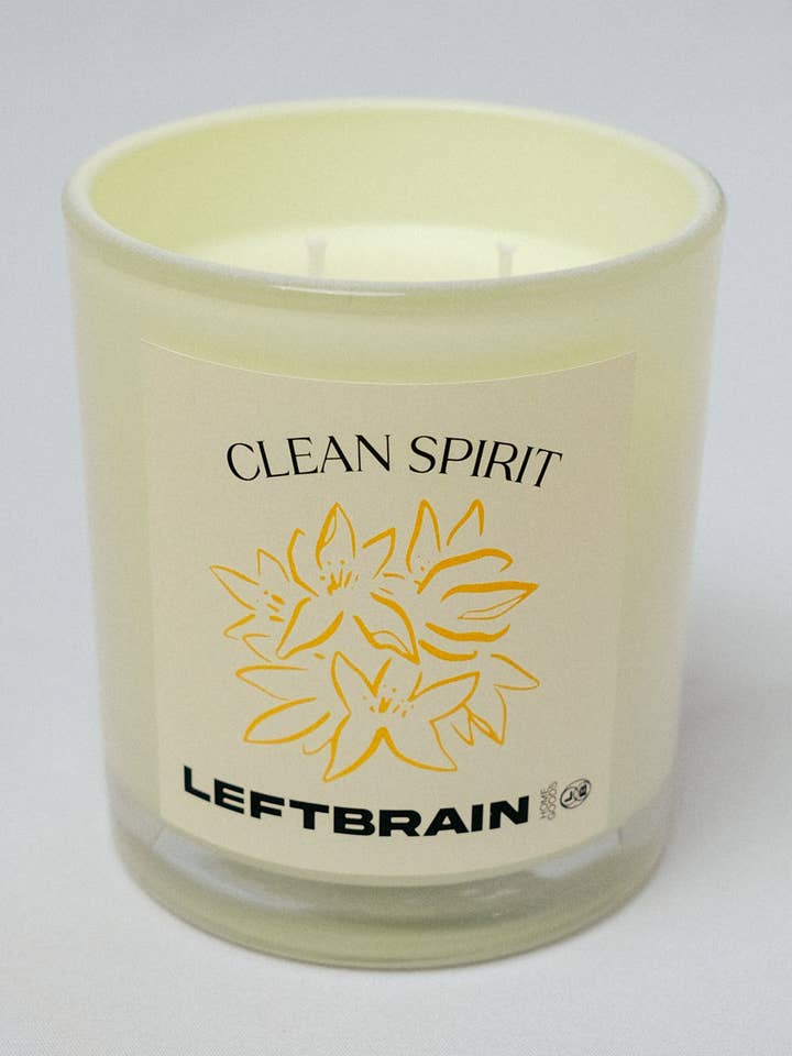 Clean Spirit 8oz Candle for wholesale by LeftBrain