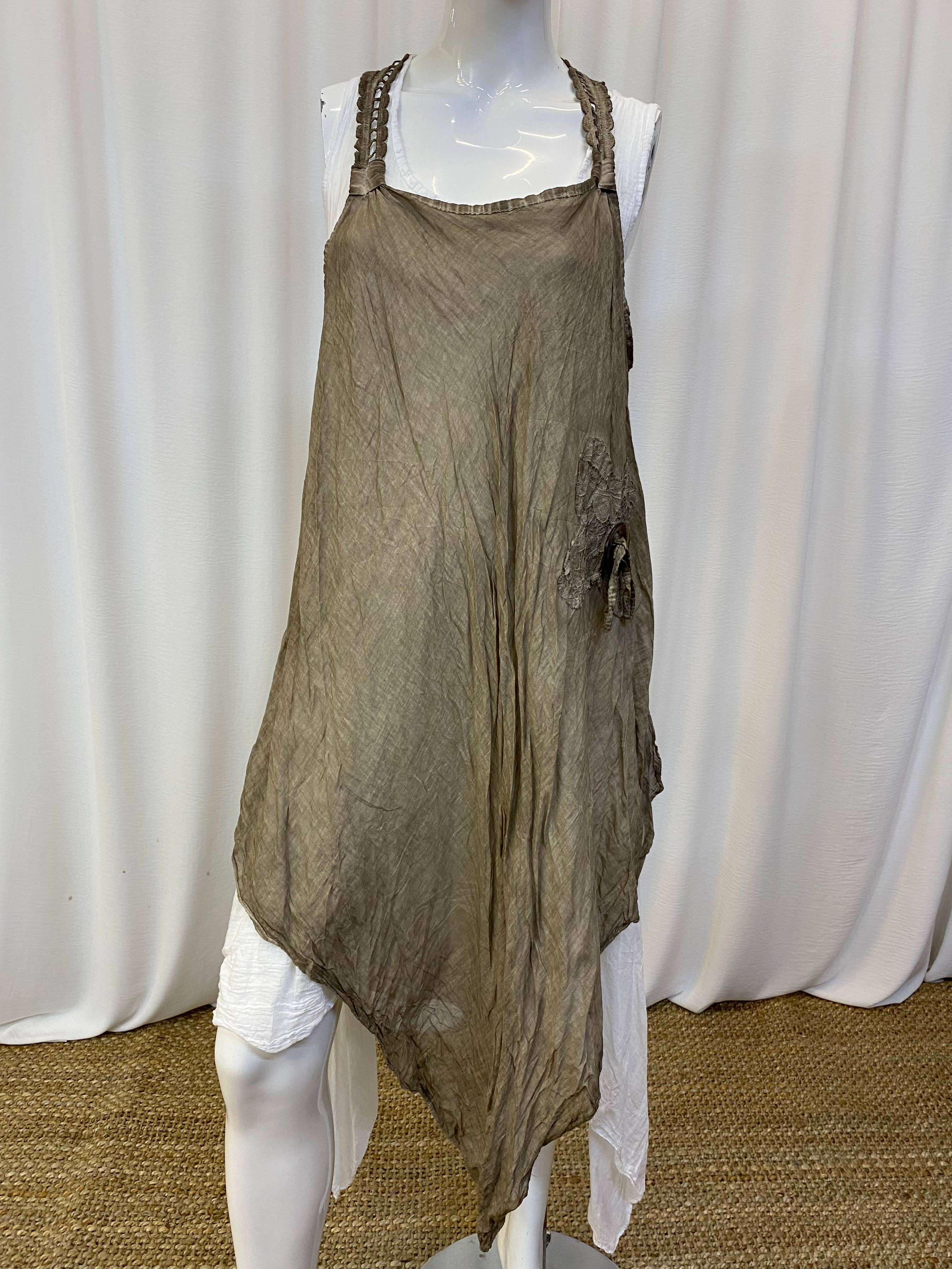 ORNELLA PARIS - Wholesale Dress - Women's - Two piece lace back dress set BLL-R107514