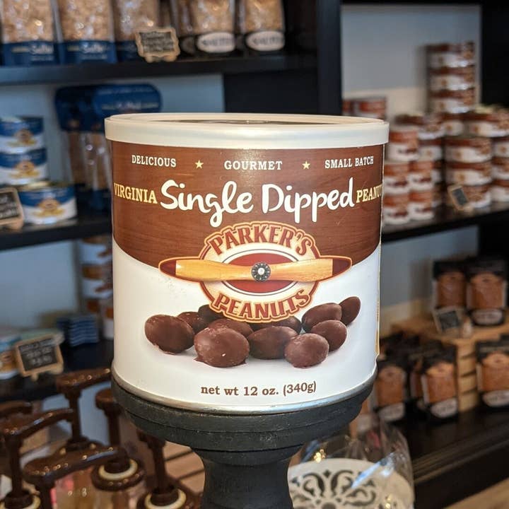 12 oz Cacahuètes enrobées simples pour la vente par PARKERS PEANUTS