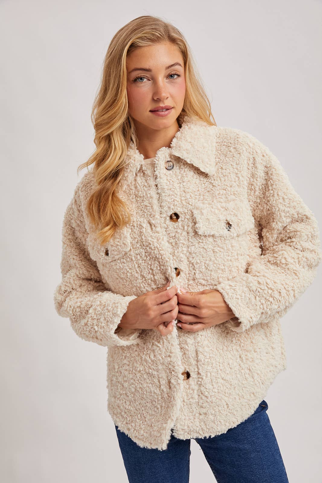 Bluivy - Wholesale Jacket - Women's - BOUCLE WOVEN JACKET15