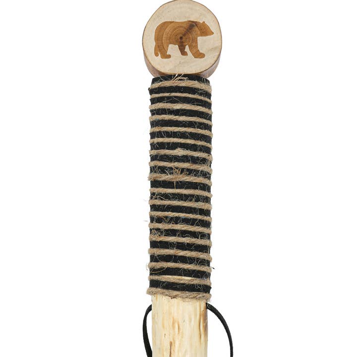 Pawnee Bill’s - Wholesale Sporting Accessories - Cord Wrapped Wooden Walking Stick