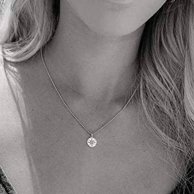 A Charmed Impression - Venta al por mayor Collares con colgantes/abalorios - Regalos de 18 cumpleaños para niñas • Regalos para niñas de 18 años • Regalos de 18 cumpleaños para hija • Regalo de cumpleaños para hermana • Collar de plata • Abalorio en forma de estrella de diamante • Regalos para hija de mamá y papá2