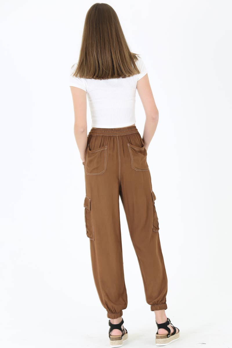 ANGIE - Wholesale Lounge Sweatpants/Joggers - Women's - 25R36-ASIS CARGO JOGGER PANTS14