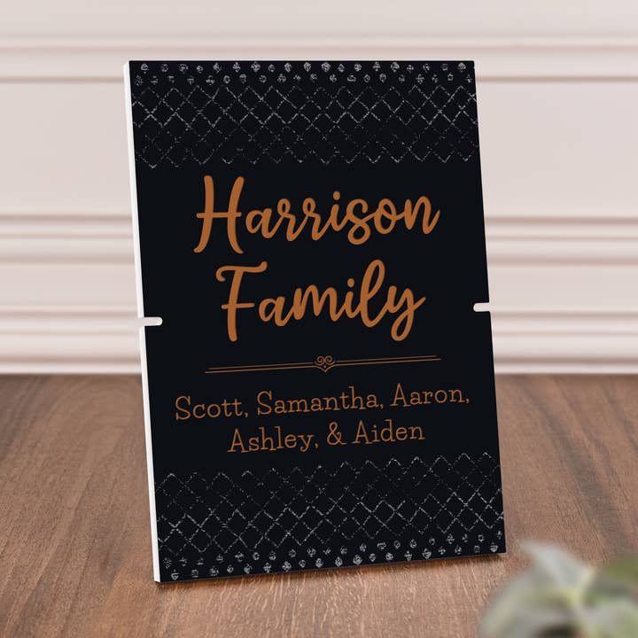 Laser Engravable Black Plaque for wholesale by P. Graham Dunn