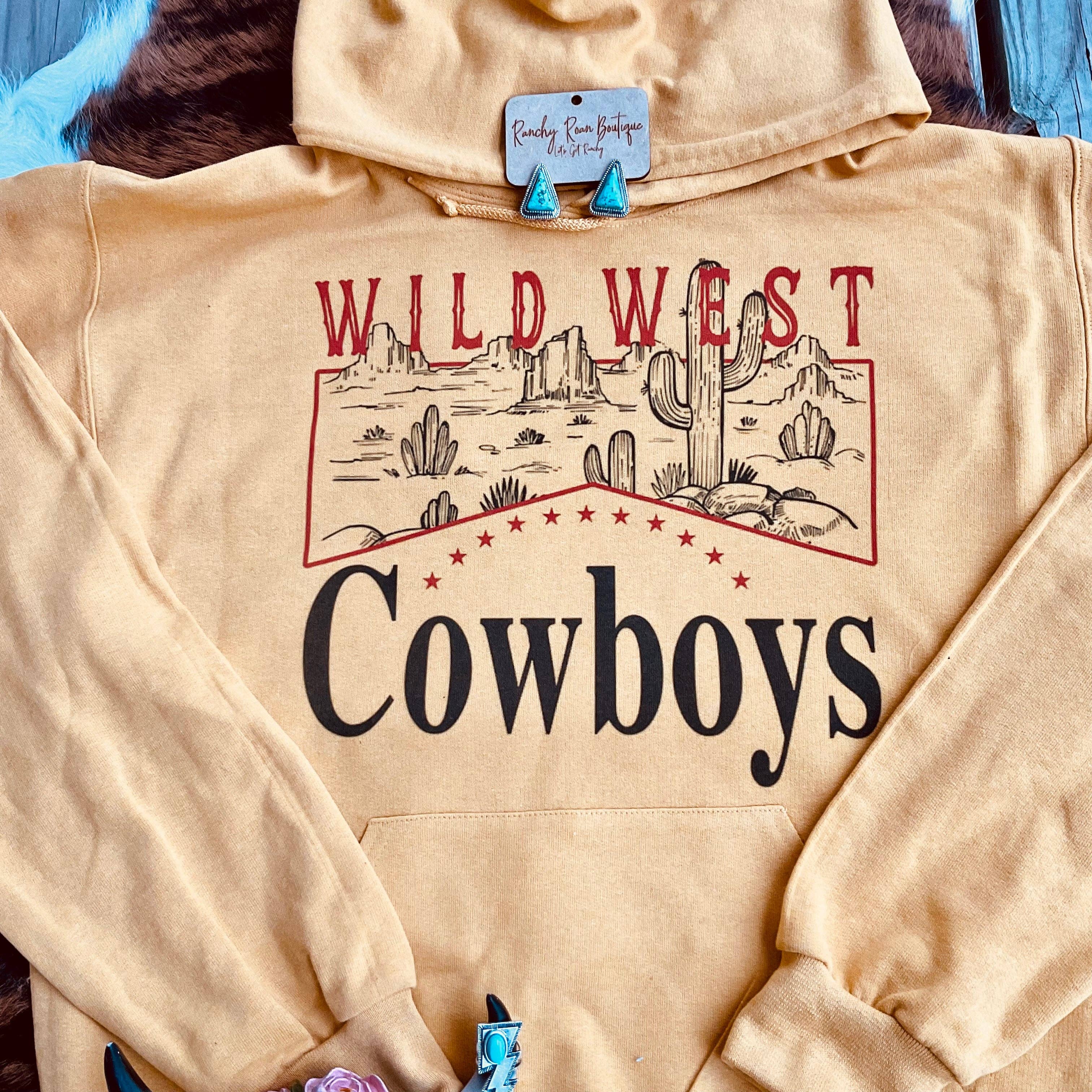 Ranchy Roan Boutique – Hoodie – Mulher por atacado – Hoodie Wild West Cowboy2