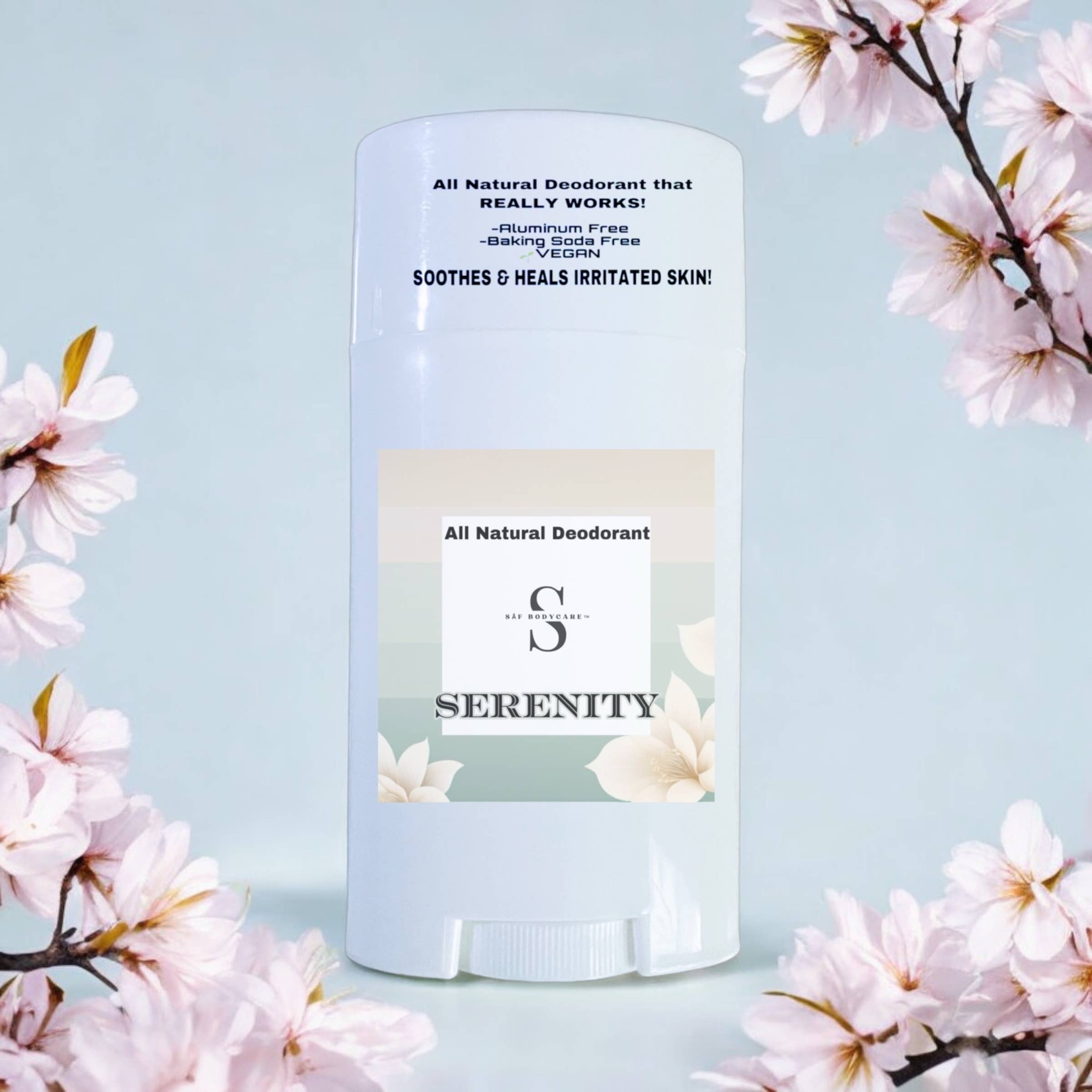 SĀF Body Care - Wholesale Deodorant - Unisex - Serenity Natural Deodorant, Aluminum Free, White Tea, Ginger8