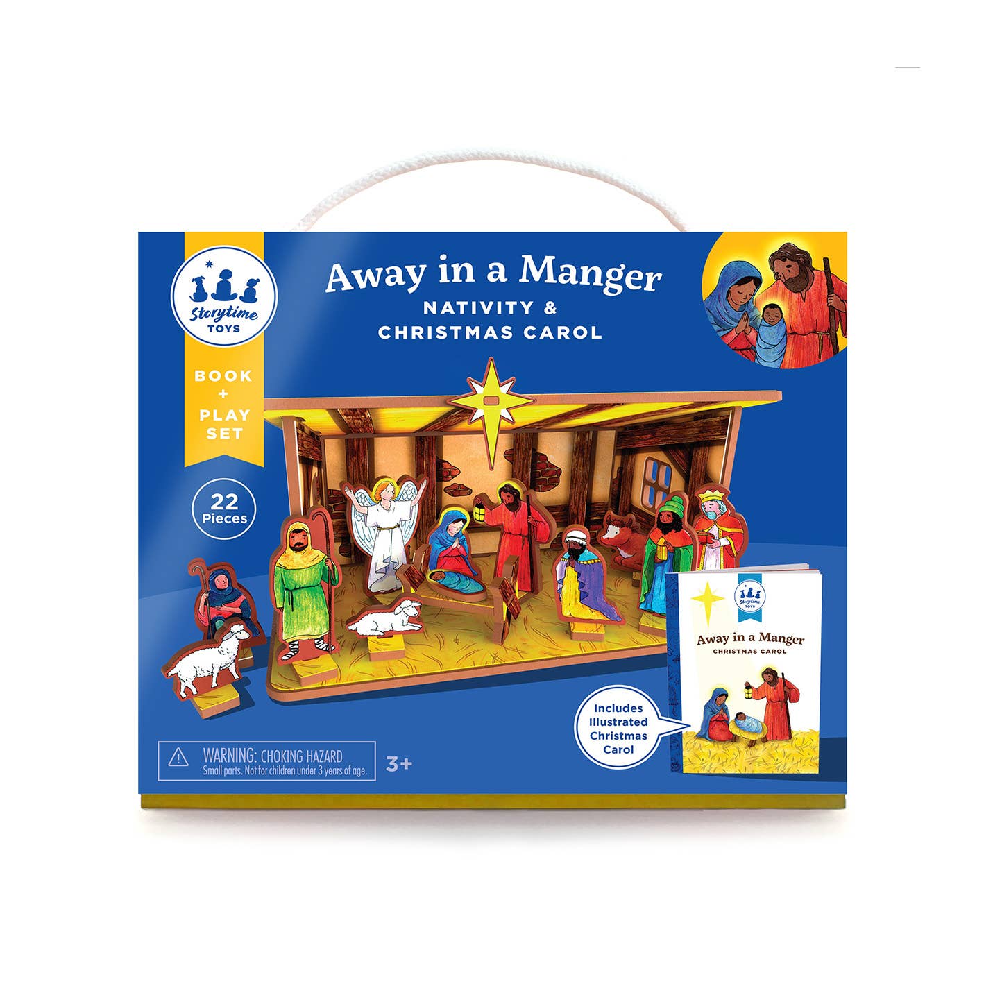 Storytime Toys - Wholesale Toy Set - Kids - Away in a Manger Children's Nativity Book and Playset