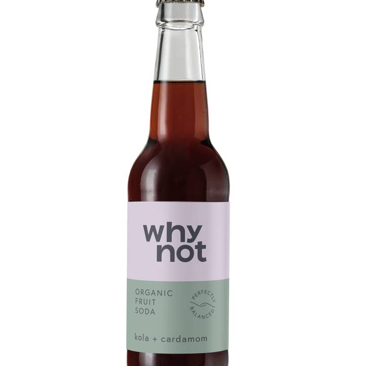 Why Not Soda - Wholesale Soda/Carbonated Drink - Kola + Cardamom - Organic Fruit Soda (bottle)0