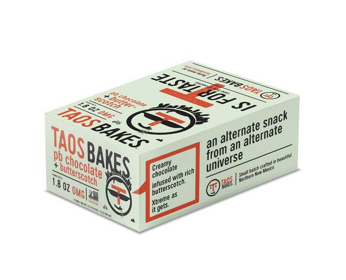 Taos Bakes - Wholesale Snack Bar - PB Chocolate & Butterscotch | Snack Bars | 1.8oz VEGAN5