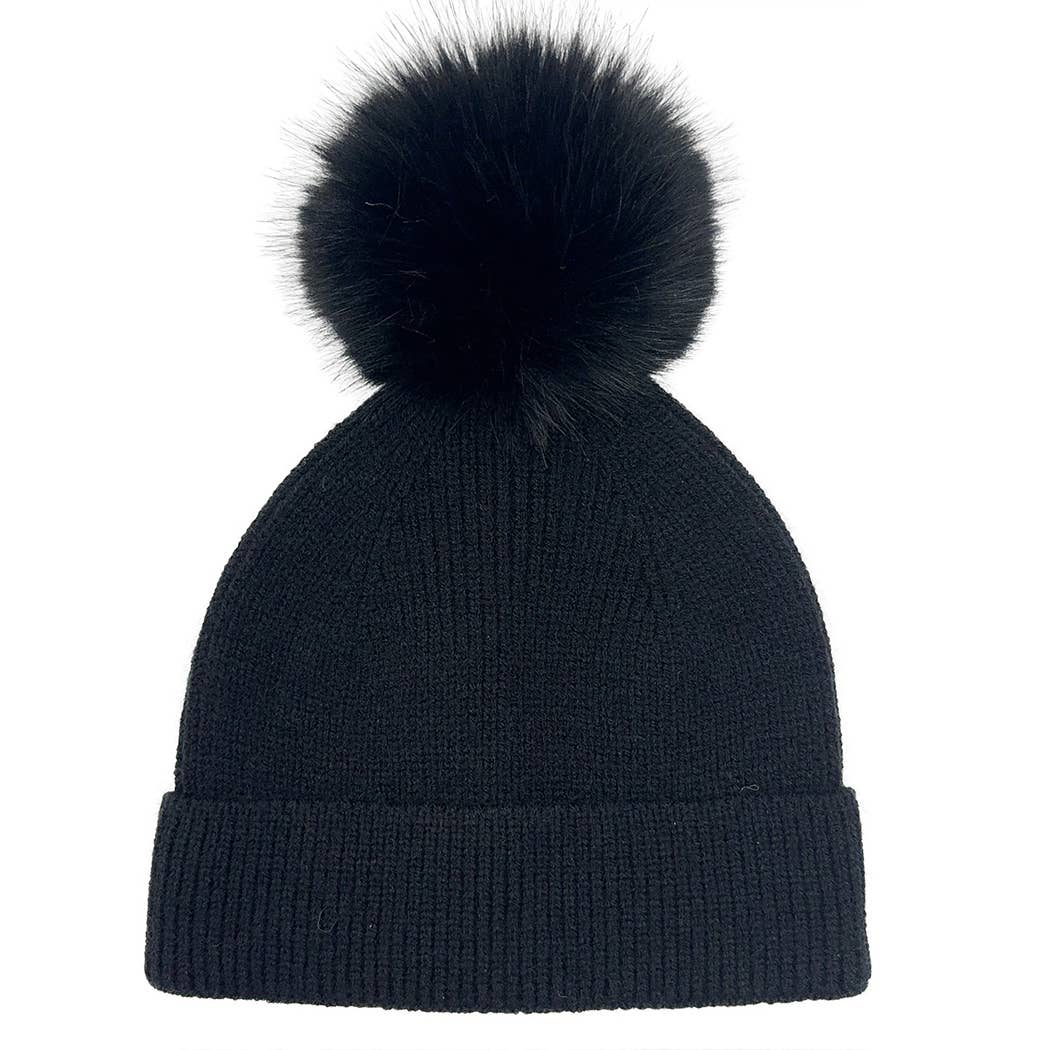 Fashion City - Vendita all'ingrosso Berretto - Unisex - Berretto invernale lavorato a maglia con pompon4