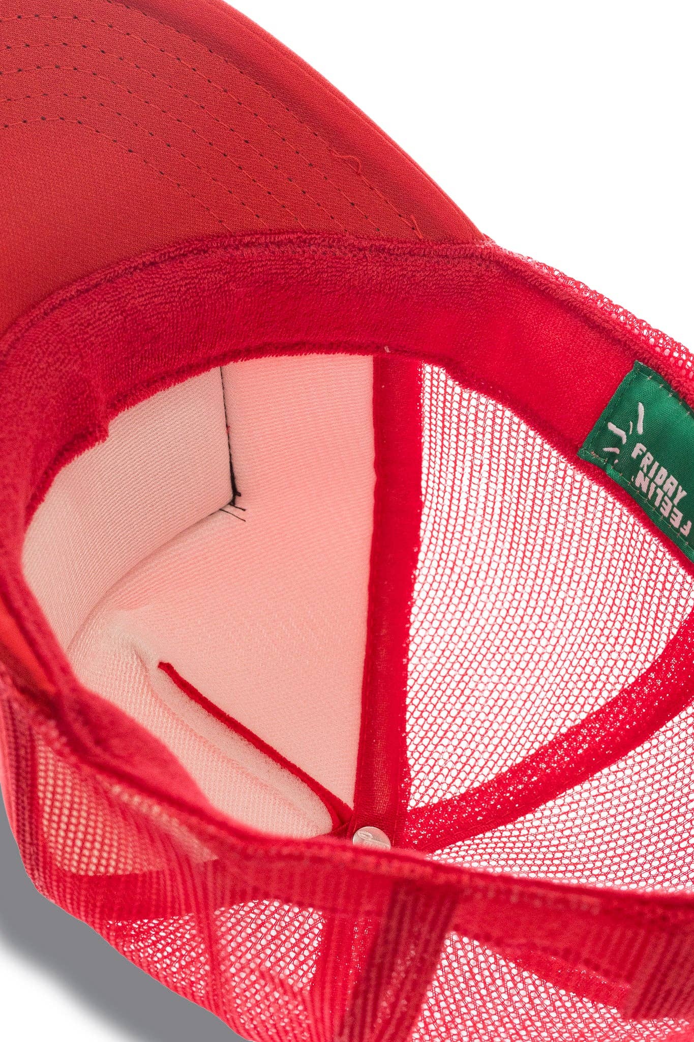 Mucho Amor Trucker Hat in Red for wholesale on Faire5