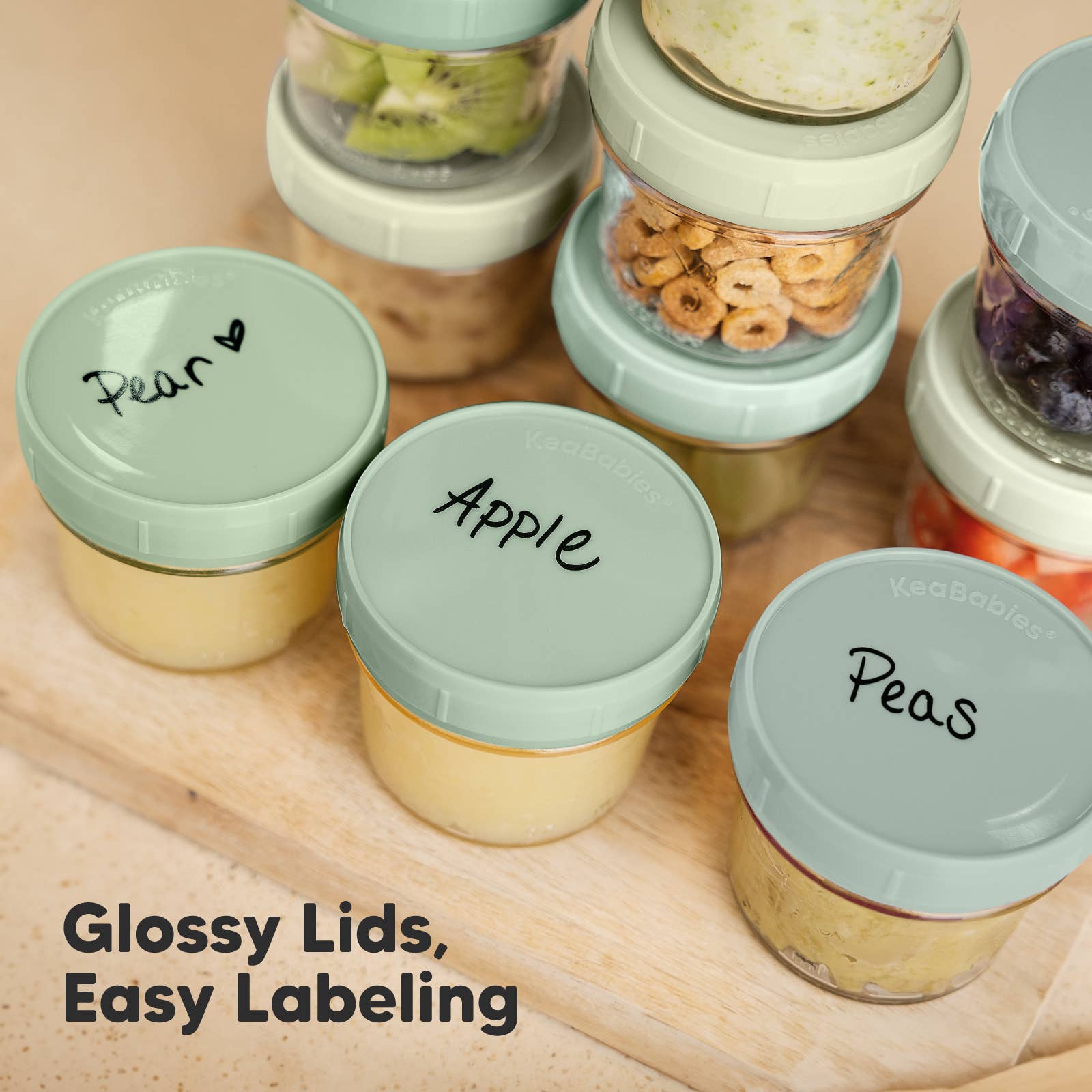 Sage 12pk Prep Baby Food Storage Containers, Leak-Proof Food Jars for wholesale on Faire5