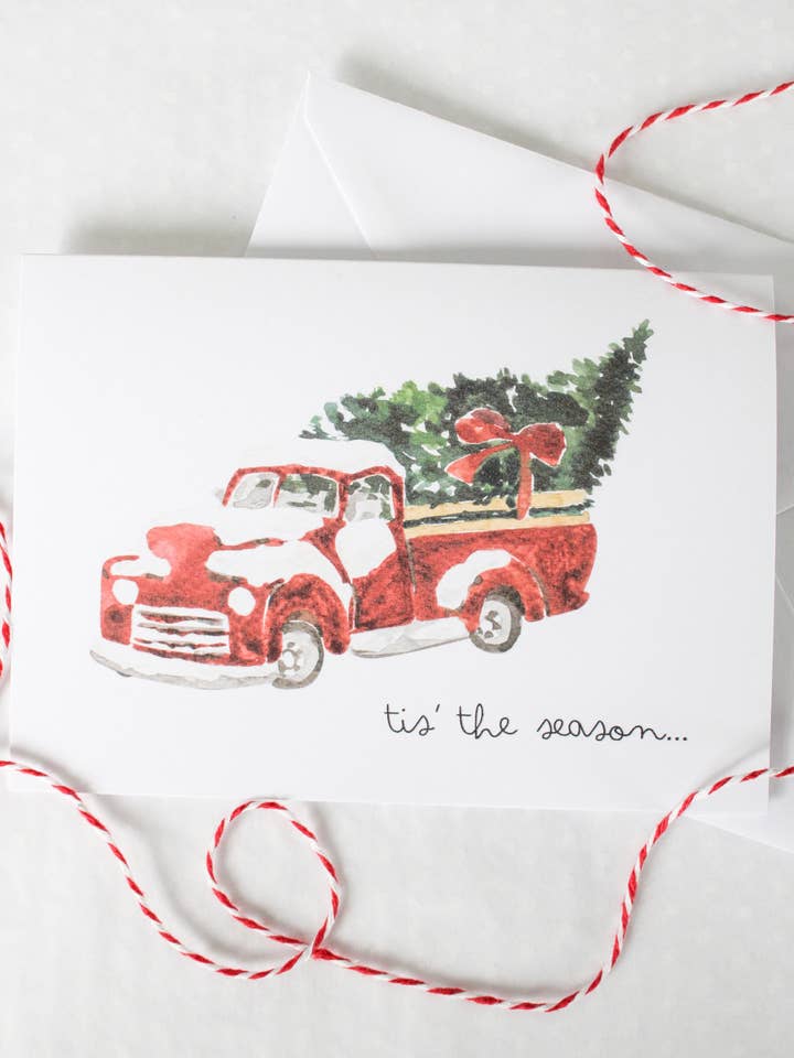 Lot de 10 cartes en forme de sapin de Noël pour la vente par Blossom & Bloom
