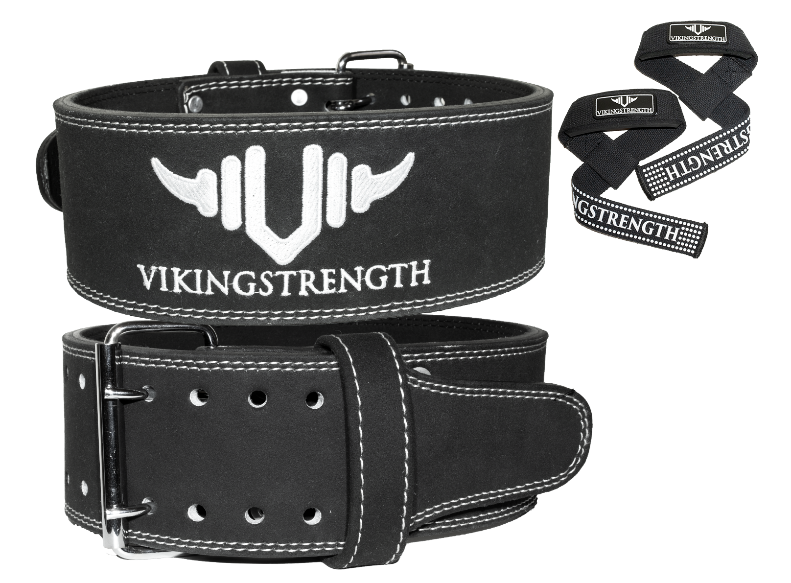 Vikingstrength - Vente Équipement de fitness - Ceinture d'haltérophilie Vikingstrength avec sangles de levage, ceinture d'haltérophilie pour hommes et femmes6