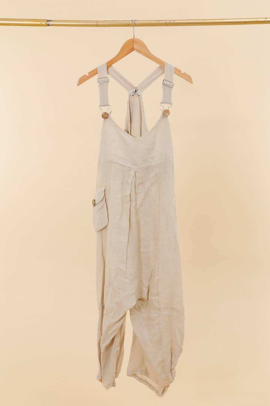 LÉA & LUC - Wholesale Overalls - Women's - 100% linen jumpsuit REF. 7222913