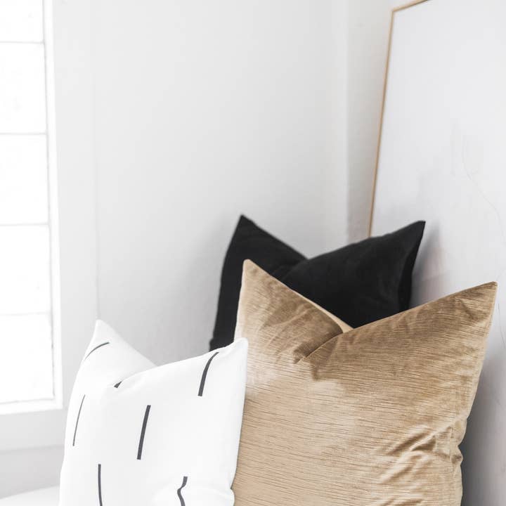 Visually Rich Home - Vendita all'ingrosso Cuscini decorativi - Champagne Toast - Cuscino in Velluto Testurizzato3