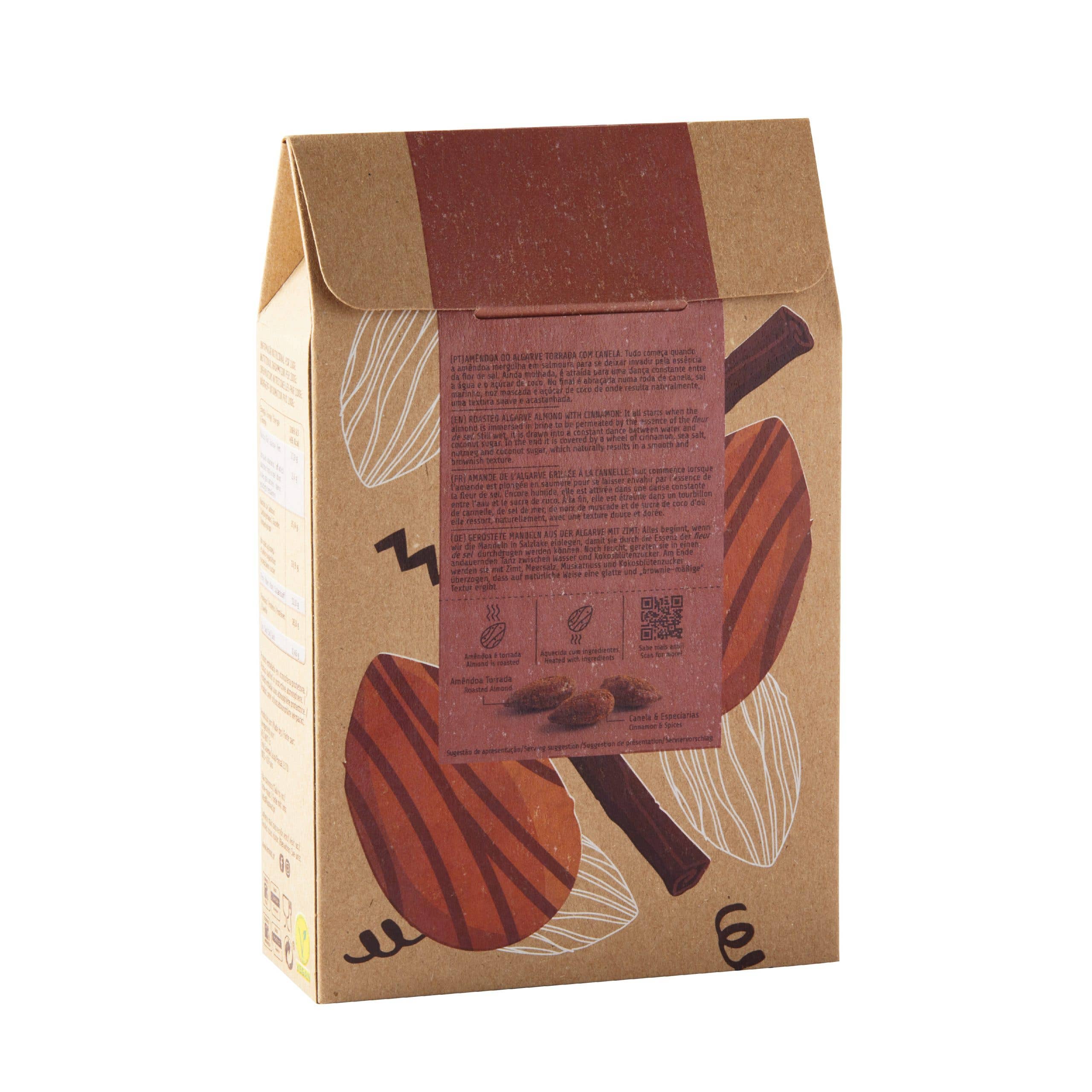 I'M NAT - Wholesale Nuts - Roasted Algarve Almond With Cinnamon 120g1