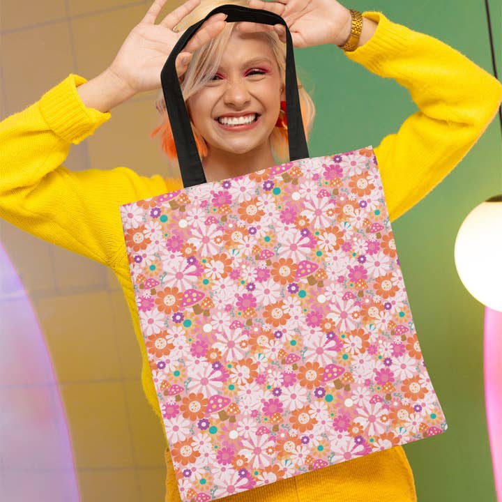 Star Editions – wholesale Tote bag – Women's – Colourful Checkered - Fraggle Rock Tote Bag2