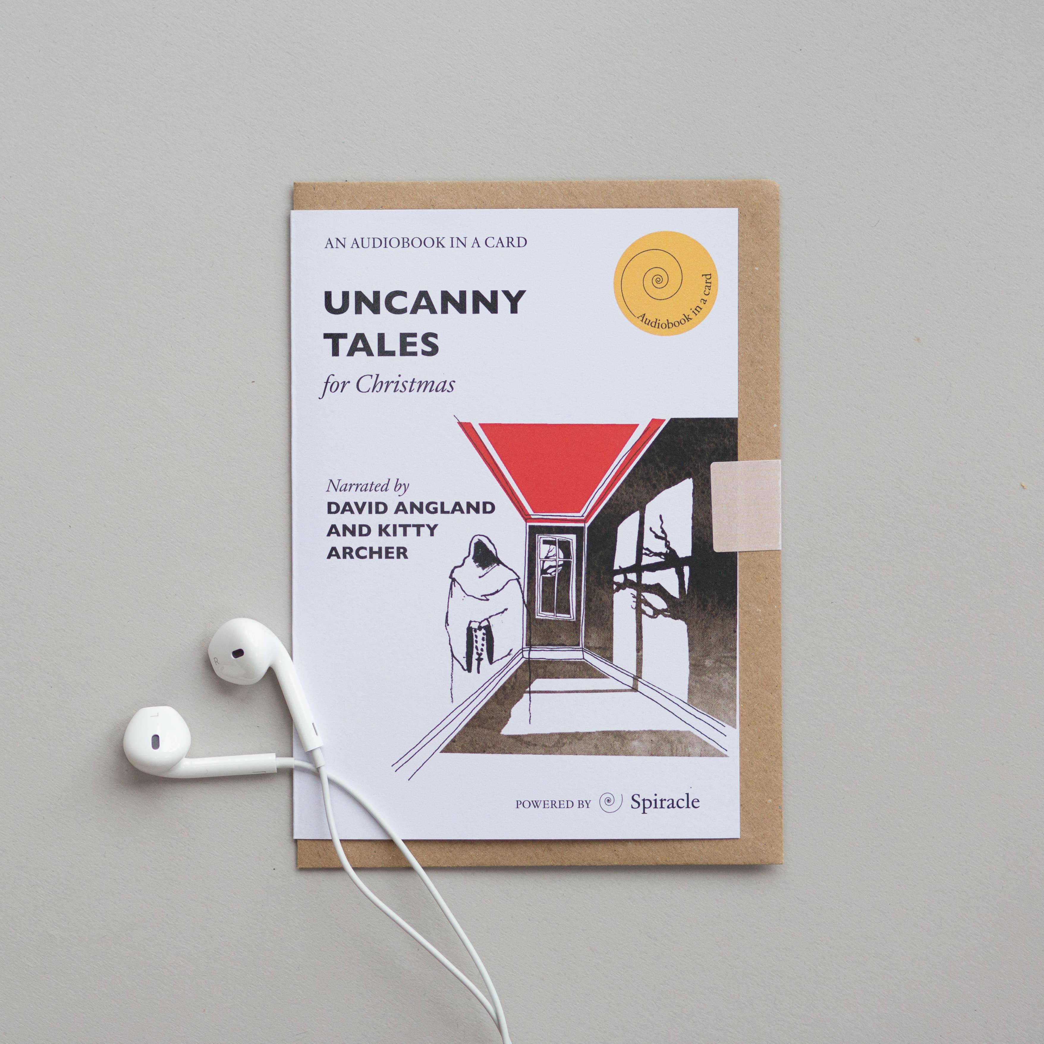 Spiracle Audiobooks - Wholesale Christmas Card - Uncanny Ghost Stories for Christmas Audiobook Gift
3