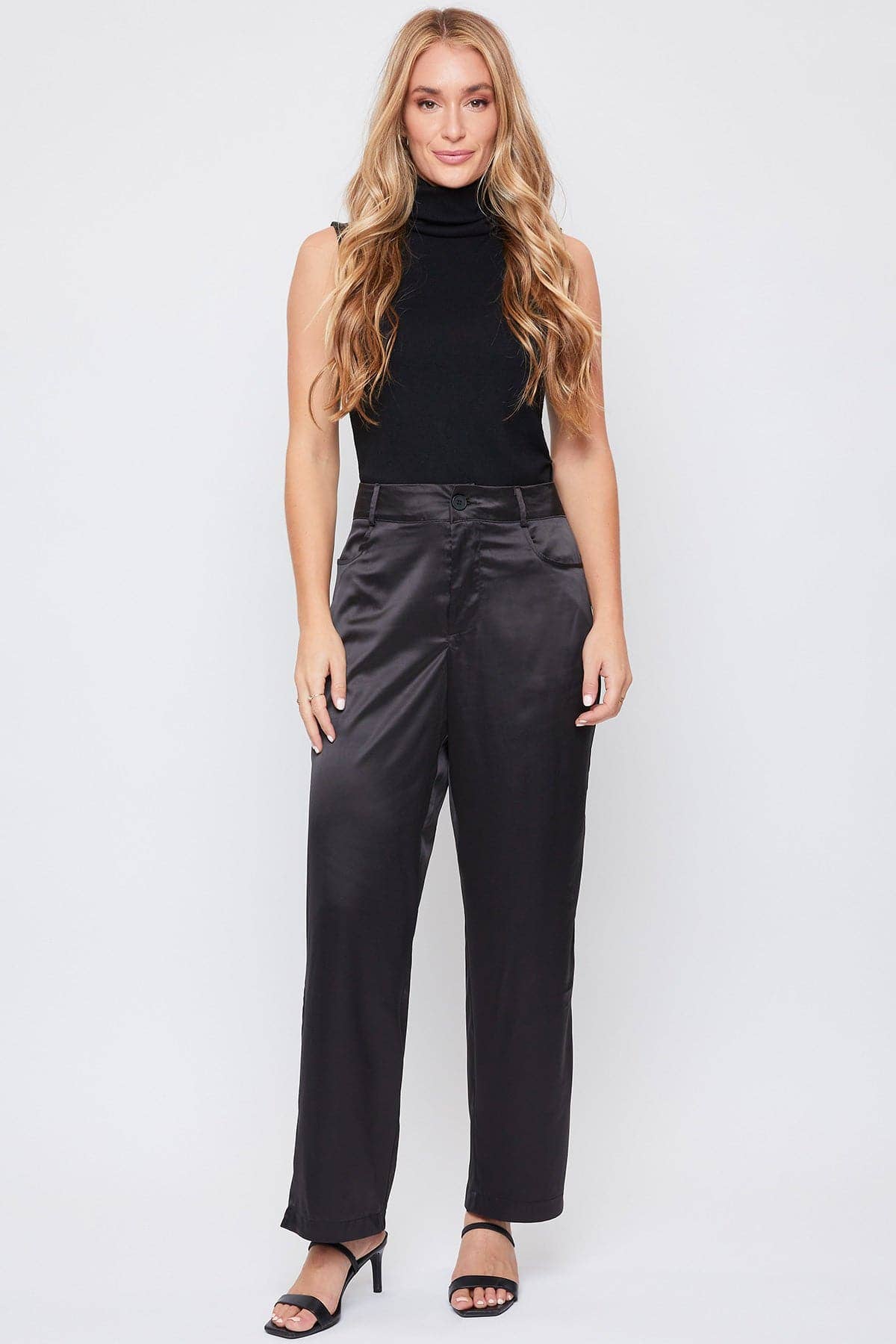 YMI - Wholesale Pants - Women's - Satin Comfort Stretch Office Pants-WP13723010