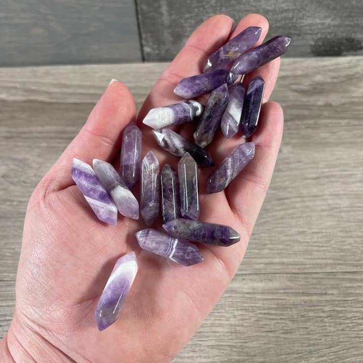 Keystone Crystals - Wholesale Spiritual Stone/Crystal - Small Gemstone Double Terminated Carved Crystal Wands18