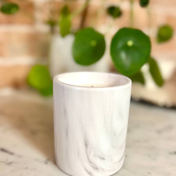 The Sacred Wild Candle Co - Wholesale Jar/Filled Candle - Biophilia: White Marble + Pure Fresh Air Scented Candle13