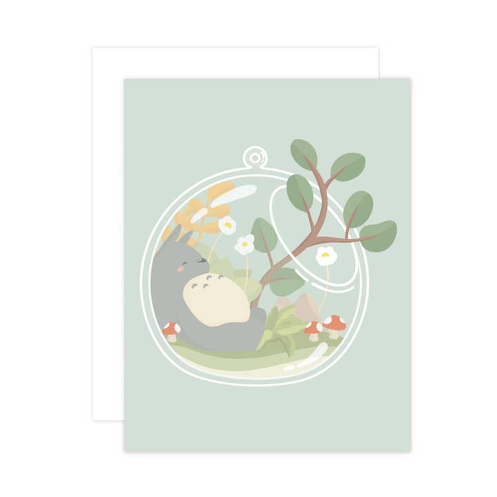 Tototo Terrarium lykønskningskort for engroshandel hos Naptime Doodler