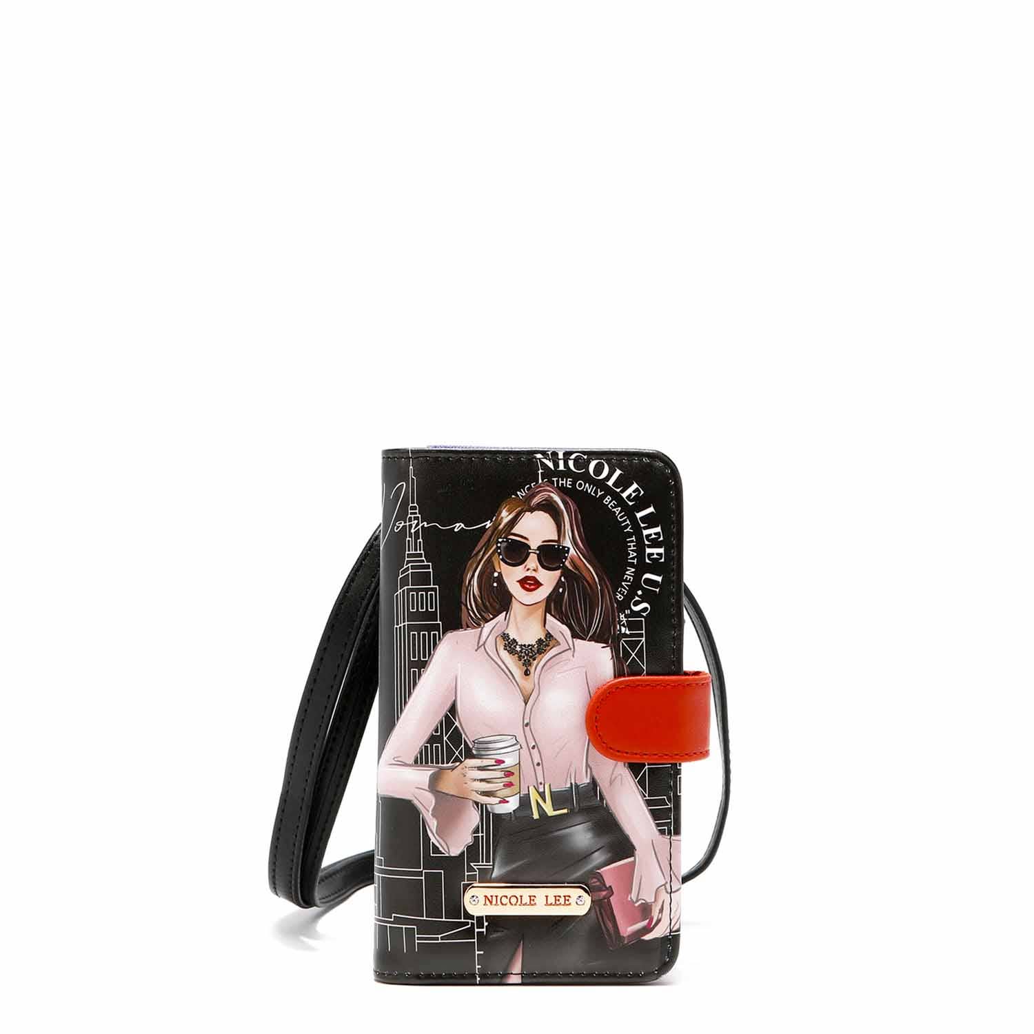 Nicole Lee USA - Wholesale Wallet - Women's - BIFOLD PHONE CASE CROSSBODY WALLET2