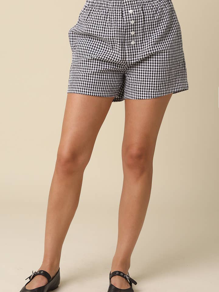 Short en vichy finement pour la vente par Olivaceous