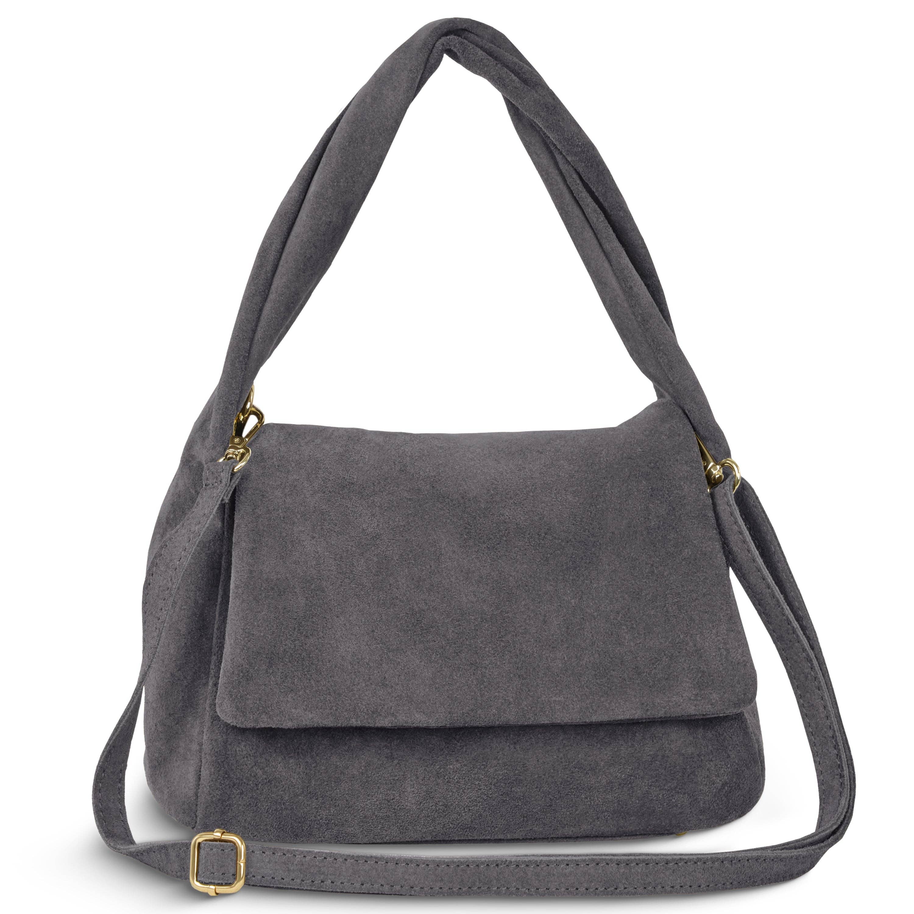 TAKEASY - Vendita all'ingrosso Borsa con manico - Donna - Borsa a mano in pelle scamosciata21