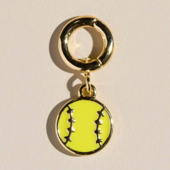 Ciondolo da softball per la vendita all'ingrosso da parte di Nickel and Suede