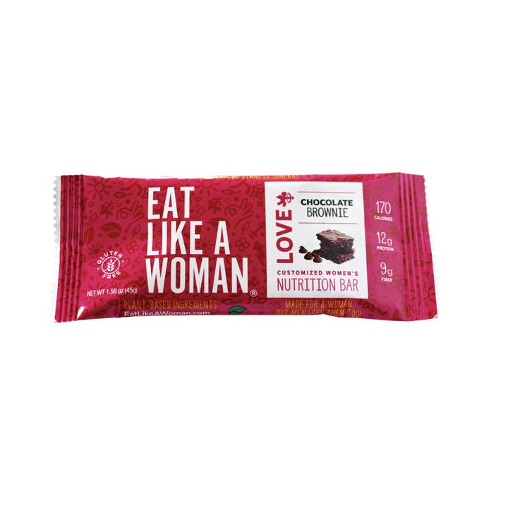 Chocolate Brownie Love Bar for wholesale by Eat Like a Woman