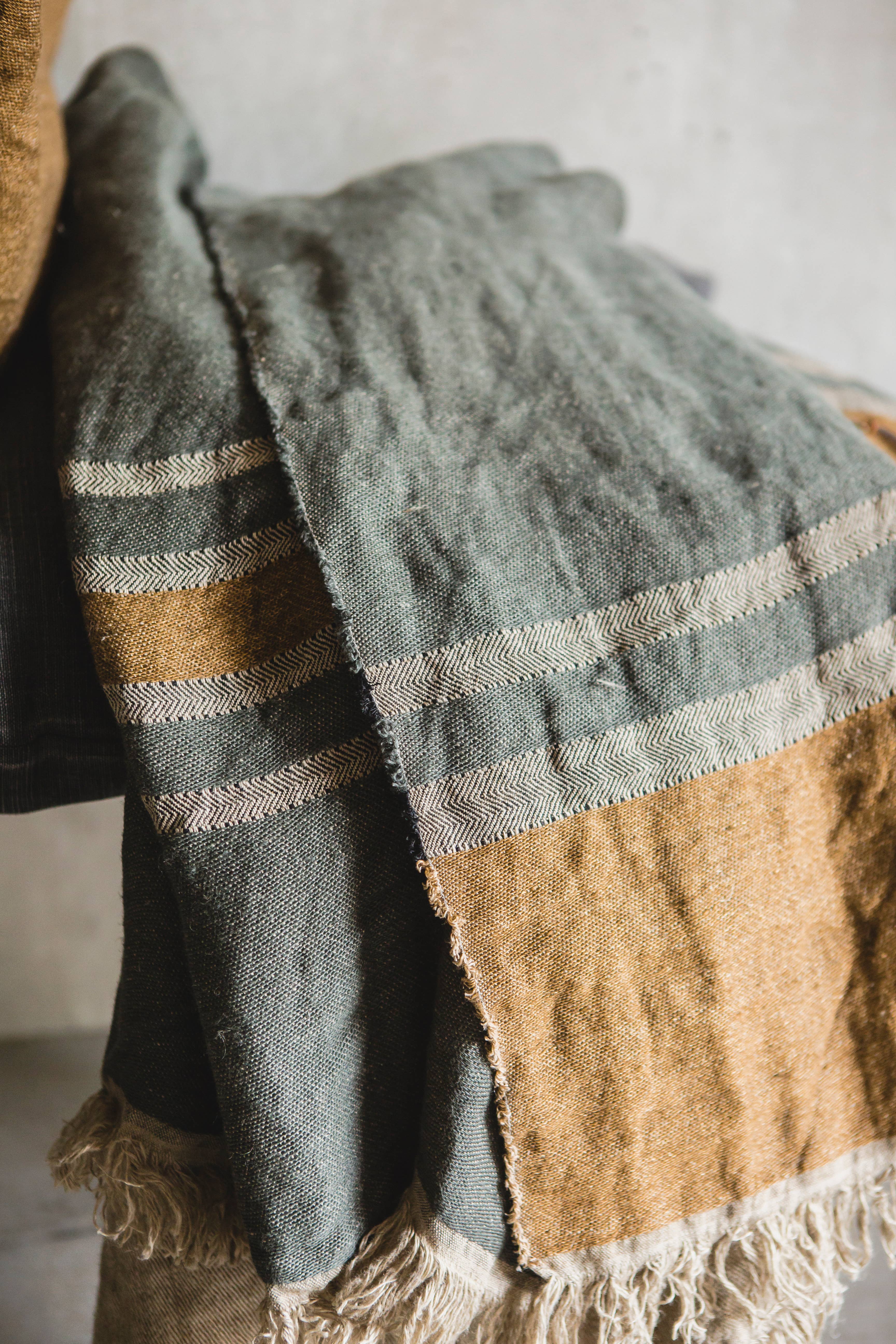 Libeco Home - Wholesale Throw Blanket - The Belgian Towel Fouta 110x180cm Alouette0