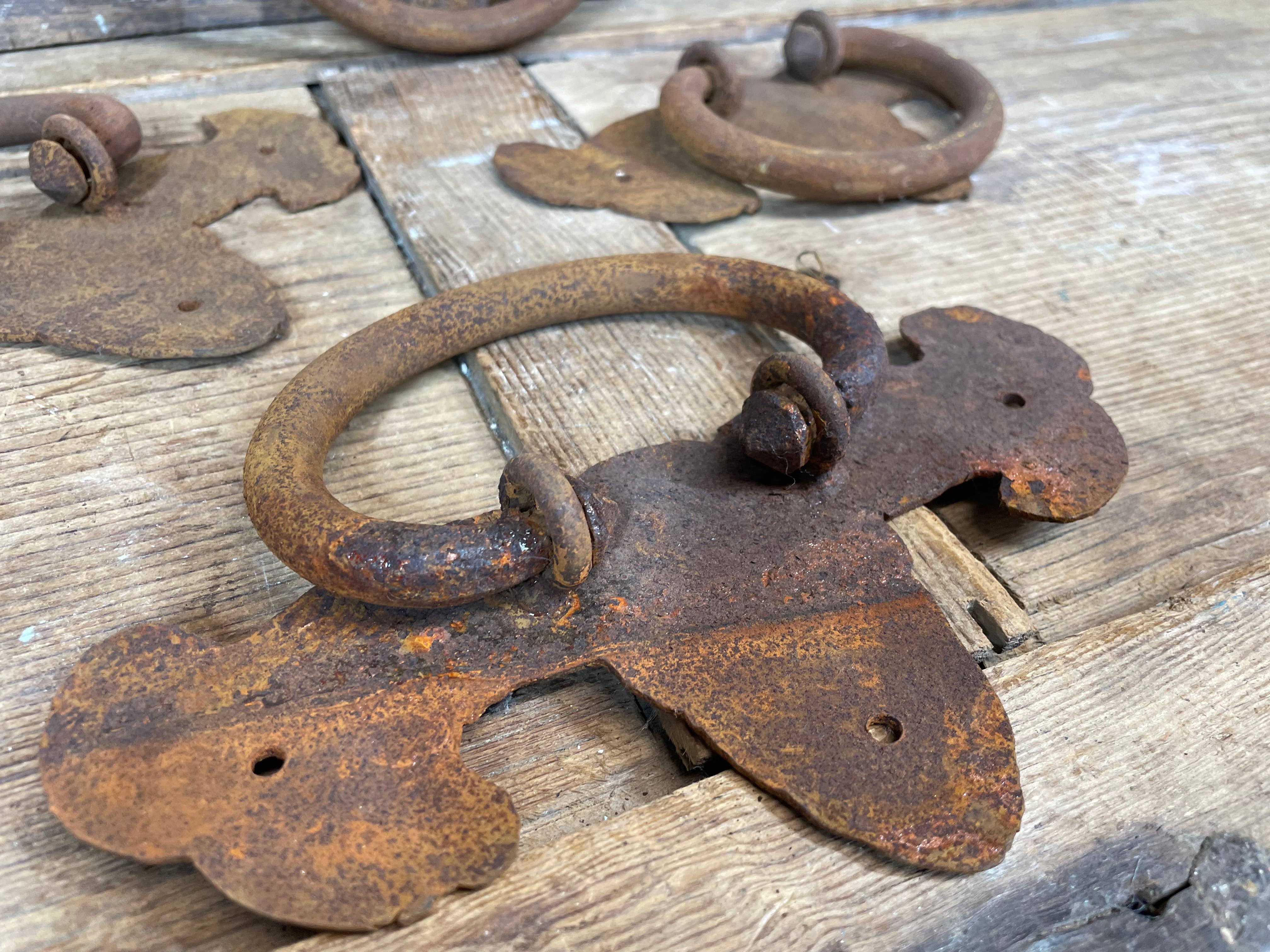 My Amigos Imports – Großhandel Griff/Handgriff – Gary Rustikale Eisenschublade mit Ziehtür, 8 x 4, rostfarben, 8$4