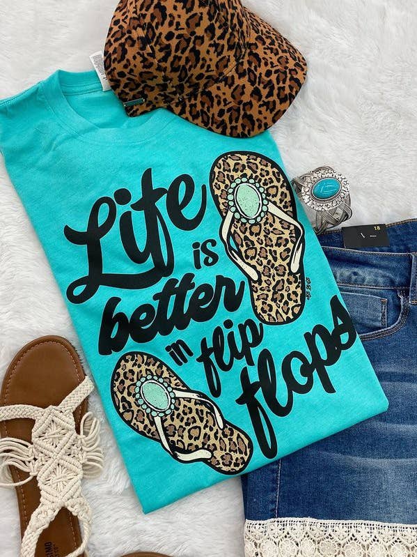 BC Life Is Better Cute, Trendy, Beach, Turquoise for wholesale by L&B Life