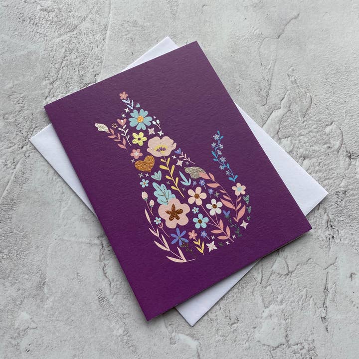 Cat Blooms - Minikaart voor wholesale door Heyyy Ltd