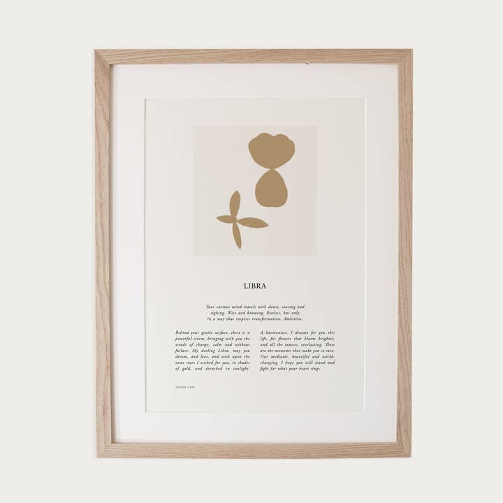 Sunday Lane - Wholesale Art Print - Libra 040