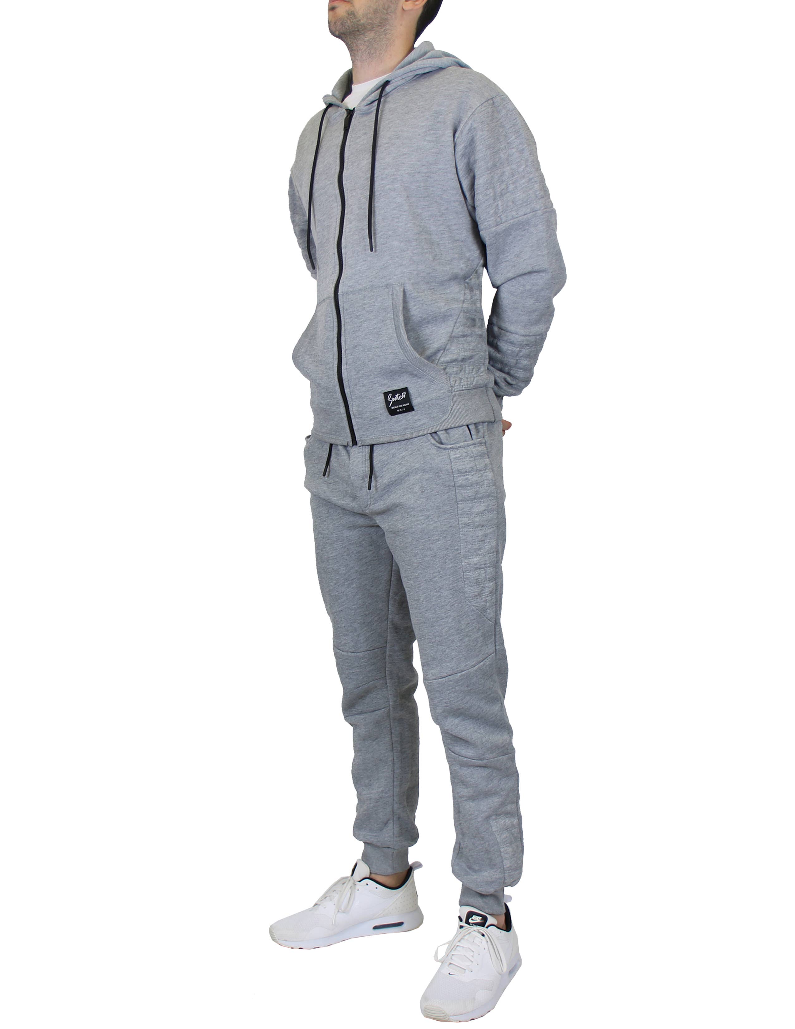 Galaxy By Harvic - Vendita all'ingrosso Completo loungewear - Uomo - Completo 2 Pezzi Felpa con Cappuccio e Jogger Moto Foderati in Pile4