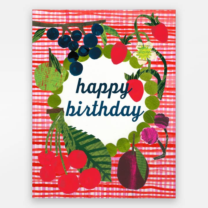 Biglietto di auguri con frutta per la vendita all'ingrosso da parte di Paste