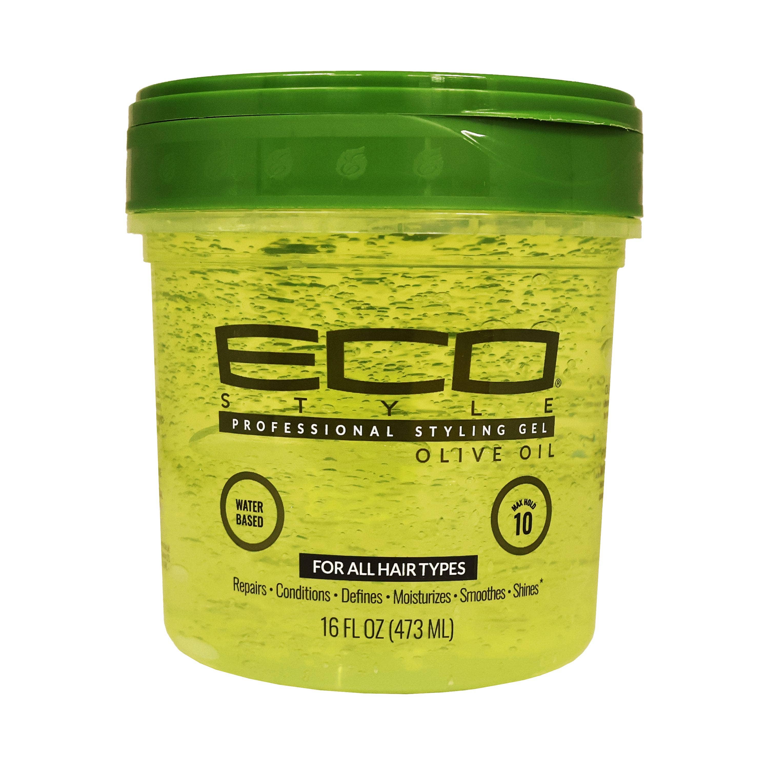 KT Supply - Wholesale Hair Styling Gel/Mousse - Eco Styling Gel Olive Oil 16 Oz.