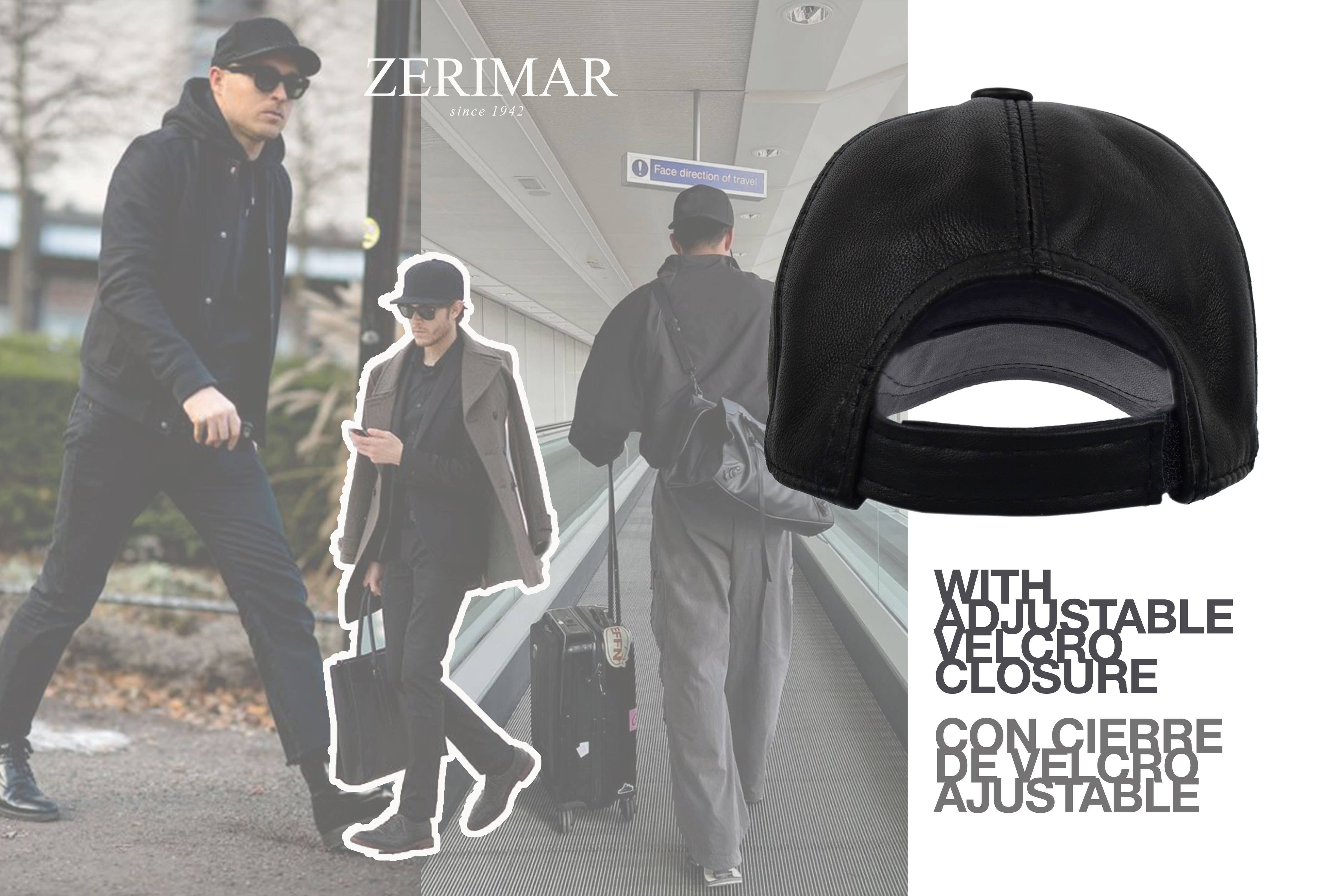 Zerimar 1942 - Vendita all'ingrosso Cappellino da baseball - Uomo - Cappellino in pelle premium Zerimar 1942 – design Jocker classico9