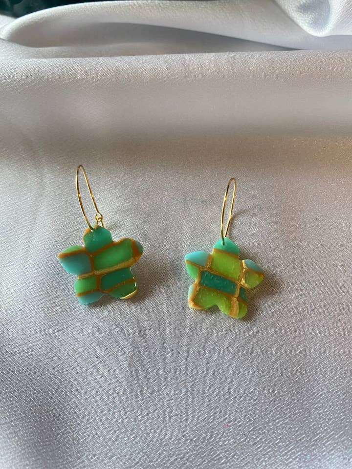 Green Translucent Earrings for wholesale by Marcelo's Shop