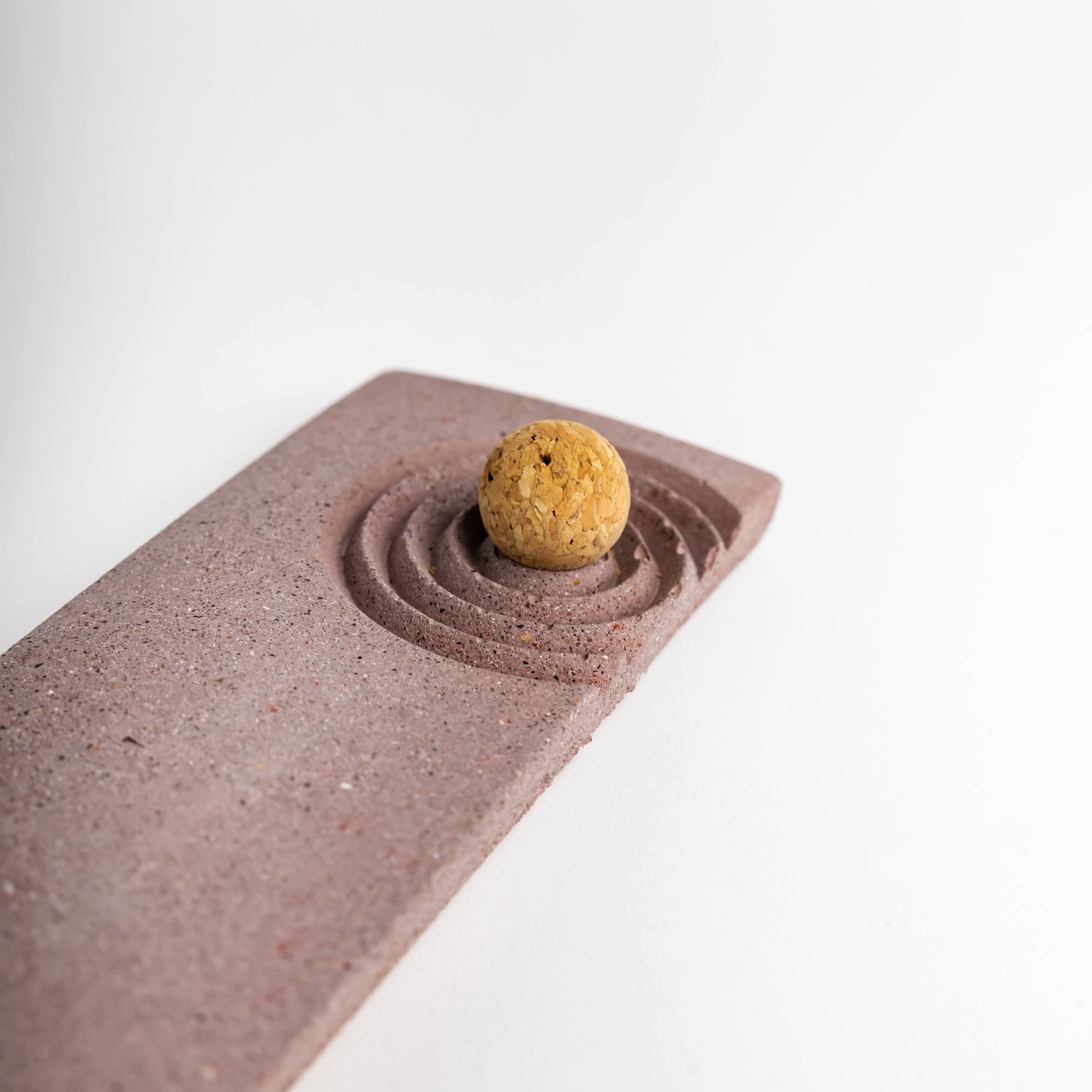 NATURAL BY HAGELSIEB - Wholesale Incense Holder - LONG CONCRETE INCENSE BURNER8