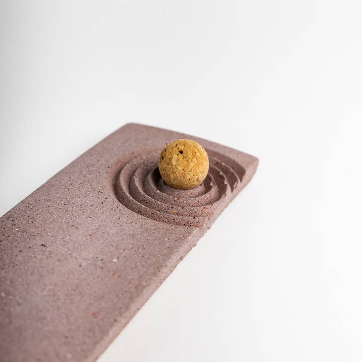 NATURAL BY HAGELSIEB - Wholesale Incense Holder - LONG CONCRETE INCENSE BURNER8