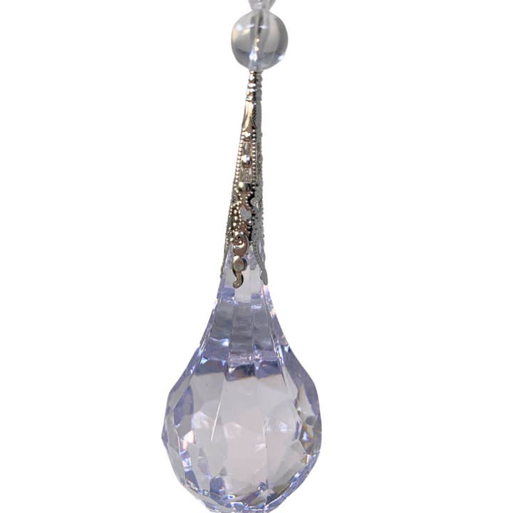 David Christopher's Collection - Wholesale Ornament - DYNAMIC DAZZLING HANGING CRYSTAL DROP ORNAMENT 5.5" BOX OF 3